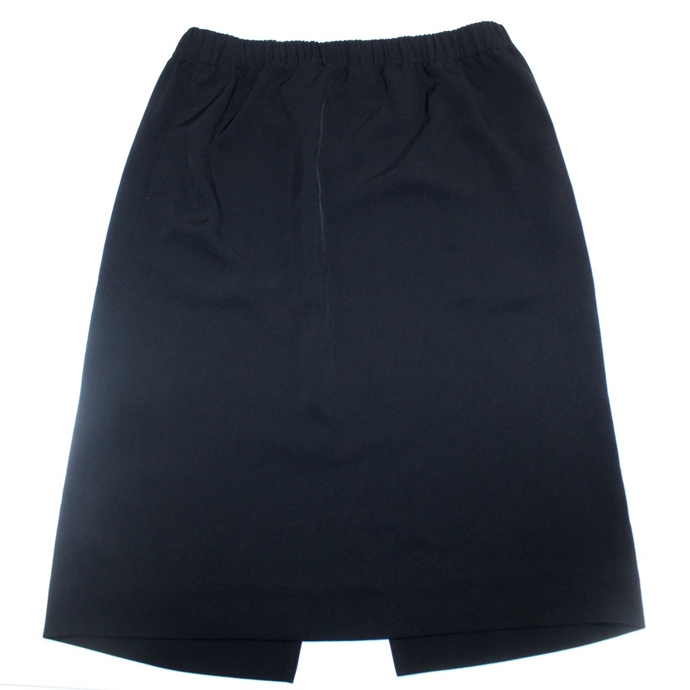 EVERLANE A Line Skirt Black Triacetate Knit Great